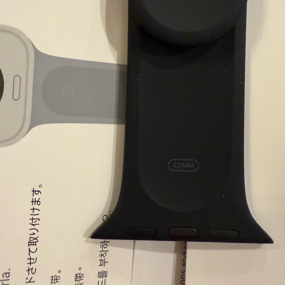 Apple Watch Sport Band Black S/M 42MM - Picture 6 of 7
